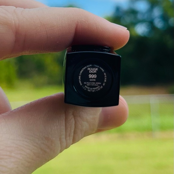 NEW - Dior Black and Pink Lipstick with Logo Case and 999 Dior Satin Lipstick - Picture 4 of 6